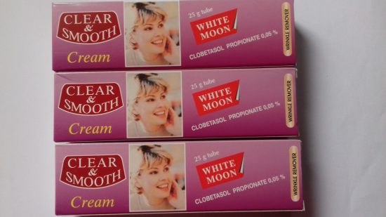 Clear & Smooth Cream 'White Moon' - 30g (3 Tubes)