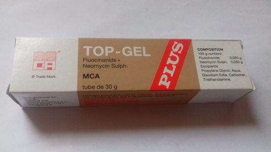 TOP-Gel Plus Skin Toning Cream 'MCA' - 30g (Pack of 3)