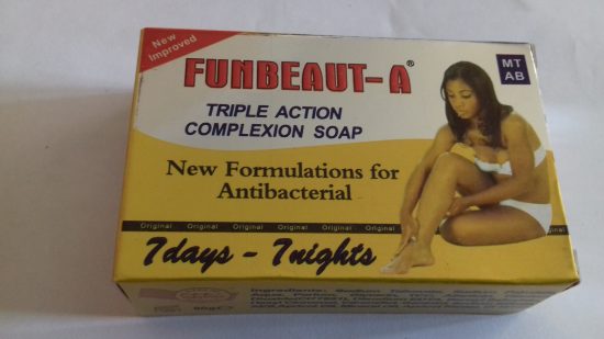 FUNBACT-A TRIPLE ACTION CREAM and SOAP - (3 Tubes-25g & 1 Soap-80g)
