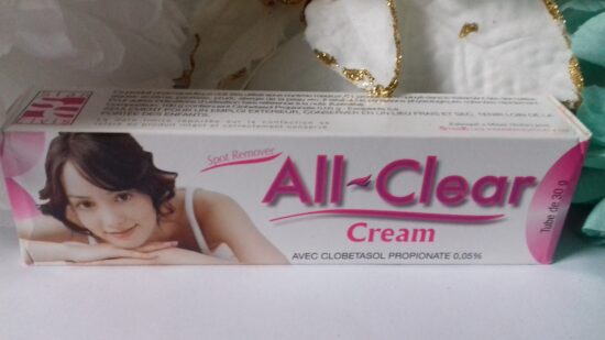 All-Clear 'Spot-Remover' Cream -30g (3 Tube)