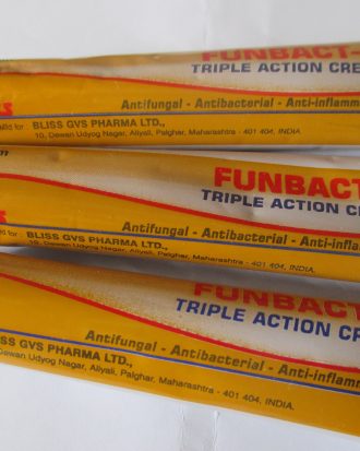 Funbact-A Triple Action Cream - 30g (3 Tubes)