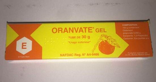 Oranvate Gel Fast Action Skin Lightening Tube - 30g (3 Tubes)